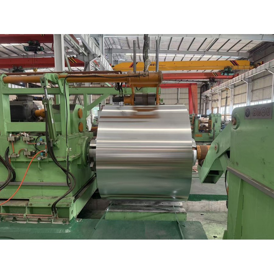 Aluminum coil production line in factory